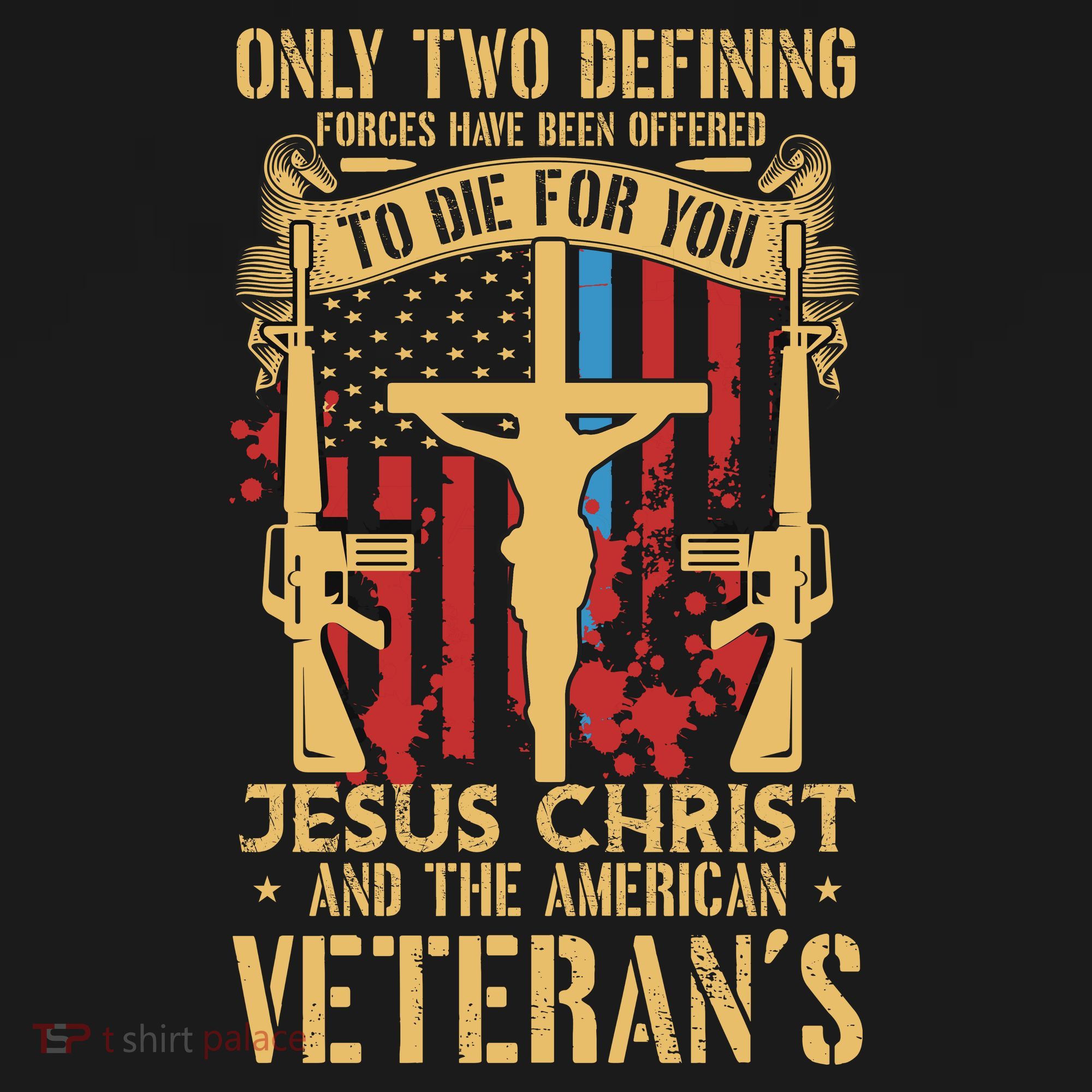 Jesus Christ And The American Veteran's Ornament