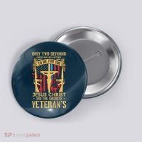 Jesus Christ And The American Veteran's Button thumb 0