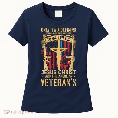 Jesus Christ And The American Veteran's Women's T-Shirt