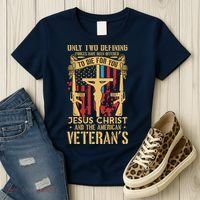Jesus Christ And The American Veteran's Women's T-Shirt thumb 3