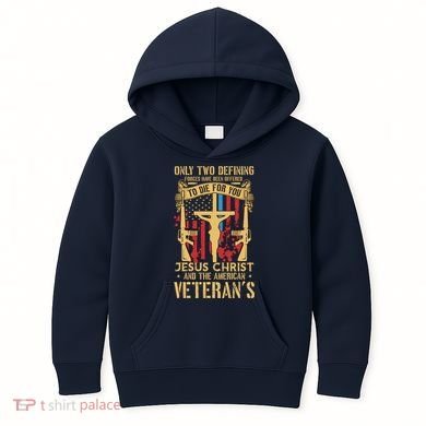 Jesus Christ And The American Veteran's Kids Hoodie