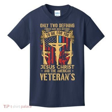 Jesus Christ And The American Veteran's Kids T-Shirt