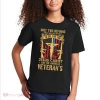 Jesus Christ And The American Veteran's Kids T-Shirt thumb 2