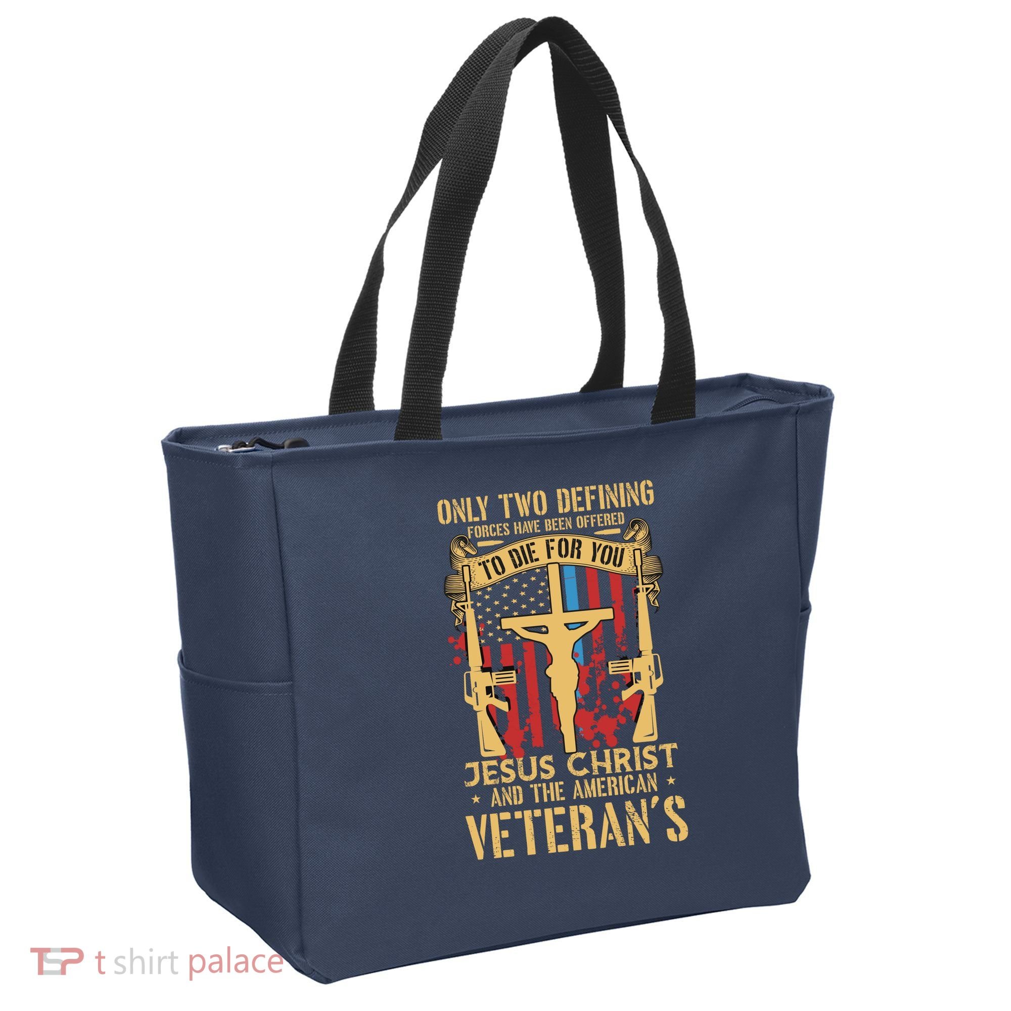 Jesus Christ And The American Veteran's Tote Bag