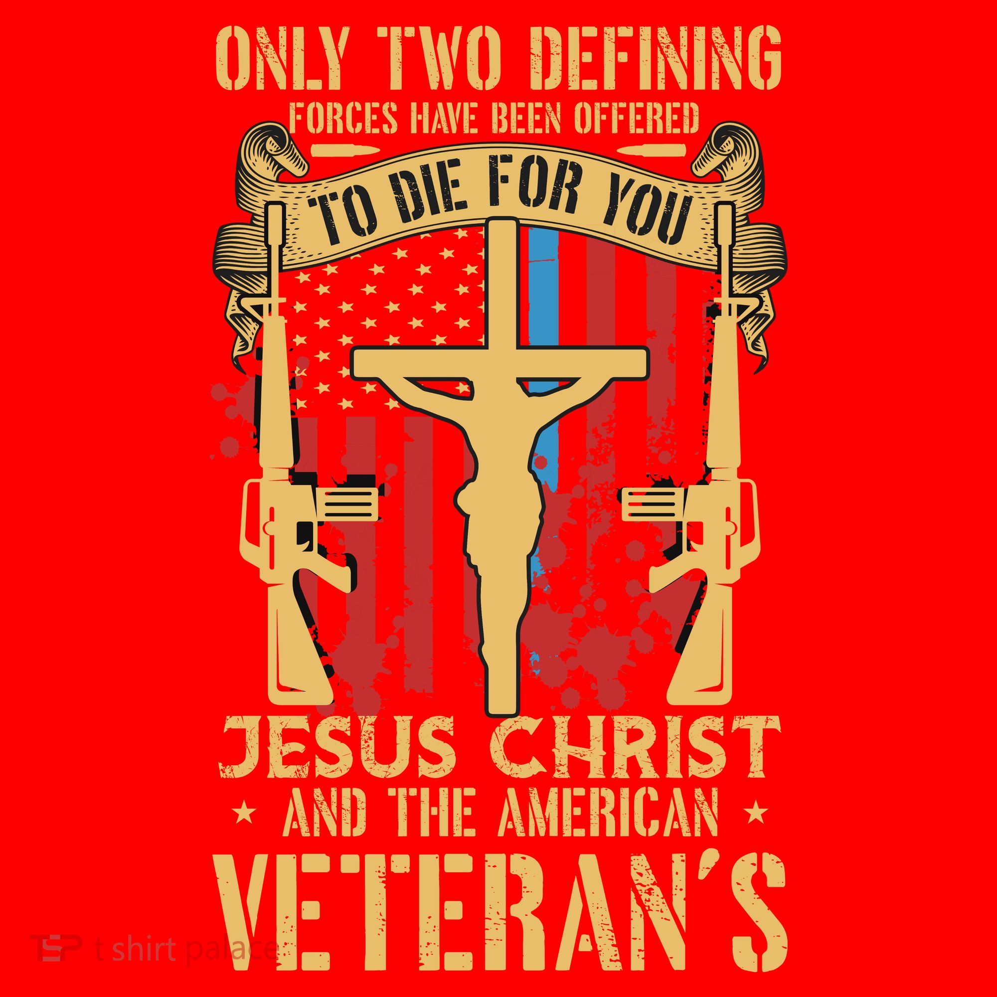 Jesus Christ And The American Veteran's Santa Hat