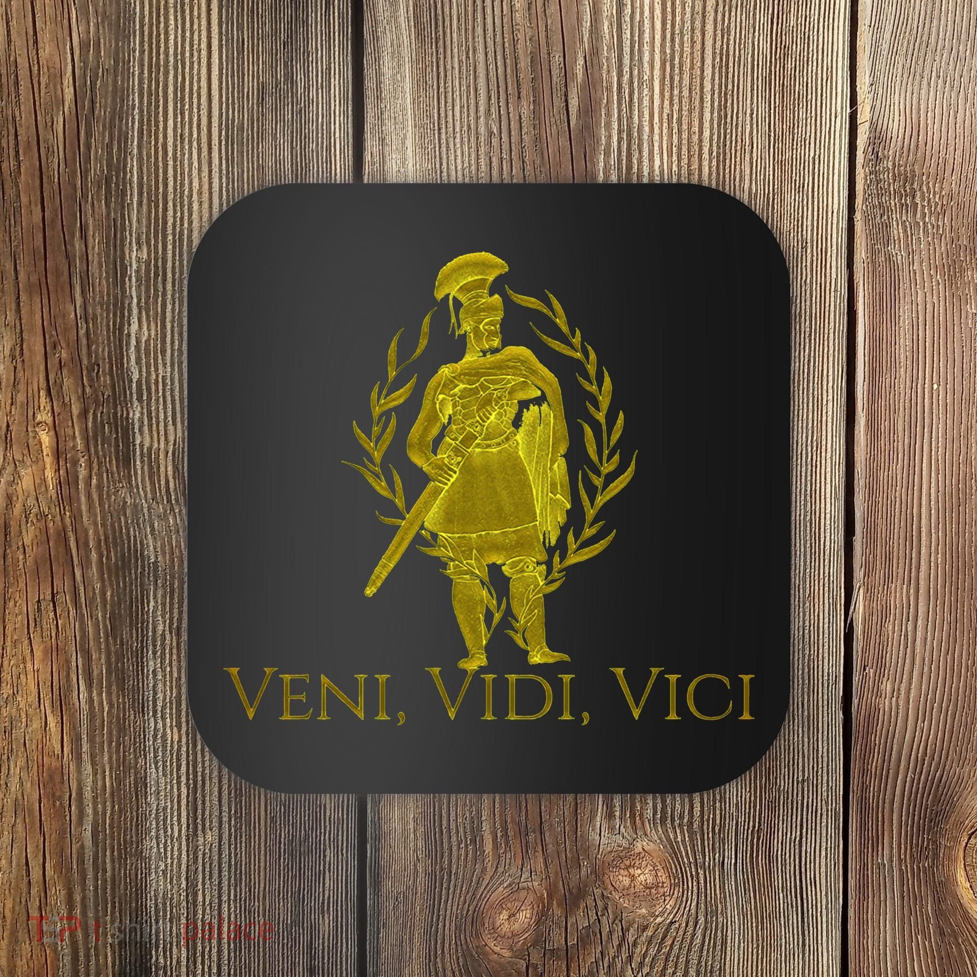 Julius Caesar Ancient Rome Veni Vidi Vici Coaster