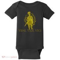 Julius Caesar Ancient Rome Veni Vidi Vici Baby Bodysuit thumb 0