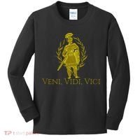 Julius Caesar Ancient Rome Veni Vidi Vici Kids Long Sleeve Shirt thumb 0
