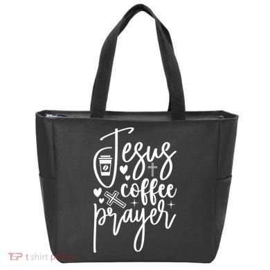Jesus Coffee And Prayer Christian Catholic Christ Tote Bag