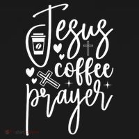 Jesus Coffee And Prayer Christian Catholic Christ Tote Bag thumb 4
