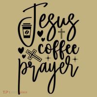Jesus Coffee And Prayer Christian Catholic Christ Sweatshirt thumb 2