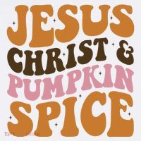 Jesus Christ And Pumpkin Spice Retro Groovy Christianity Women's Hoodie thumb 2
