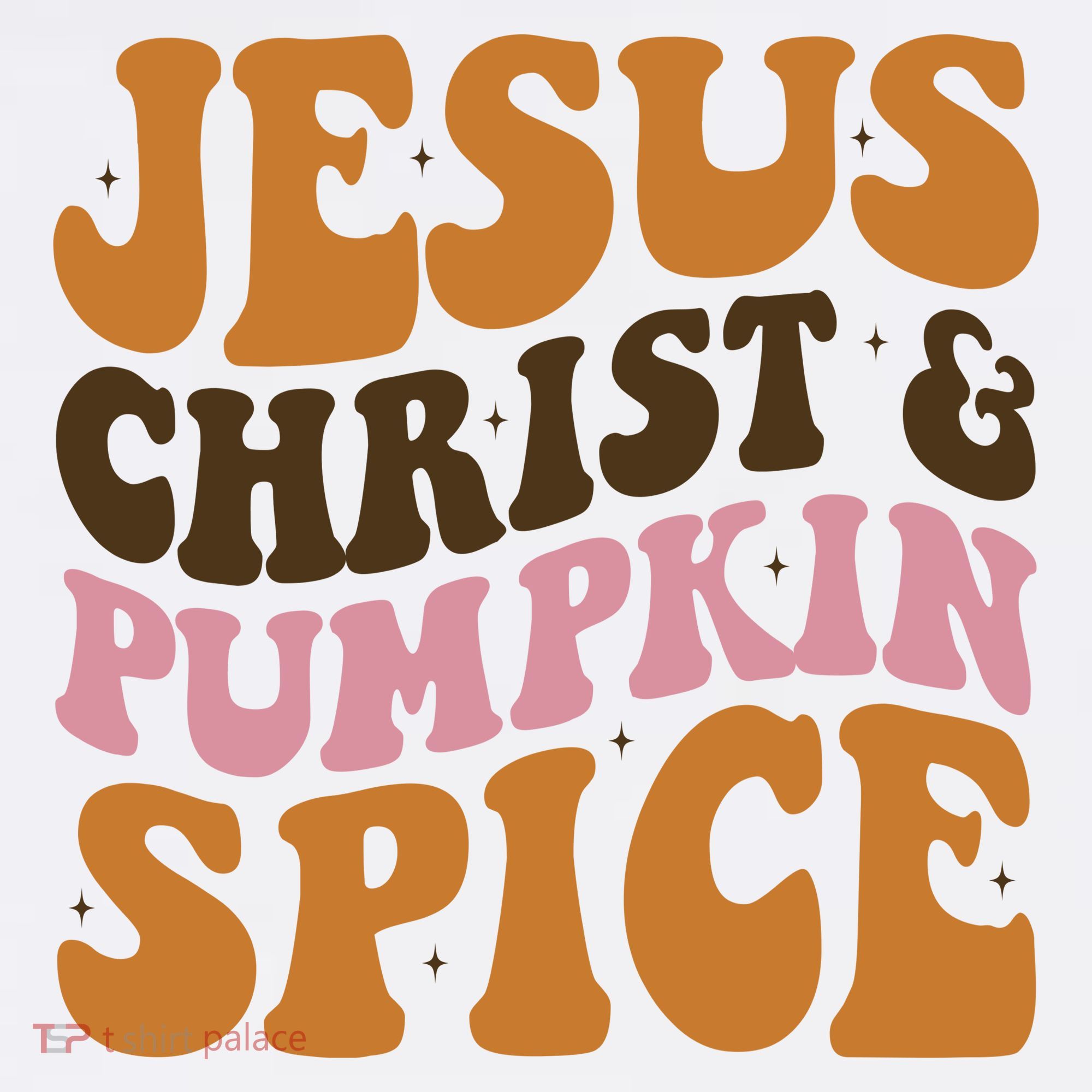 Jesus Christ And Pumpkin Spice Retro Groovy Christianity Women's Hoodie