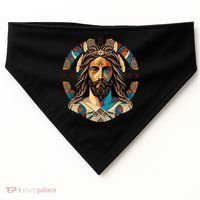 Jesus Christ Art USA-Made Doggie Bandana thumb 0