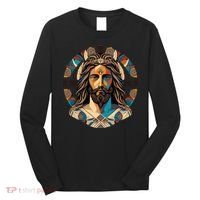 Jesus Christ Art Long Sleeve Shirt thumb 0