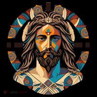 Jesus Christ Art Mousepad thumb 1