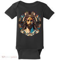 Jesus Christ Art Baby Bodysuit thumb 0