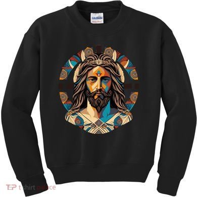 Jesus Christ Art Kids Sweatshirt