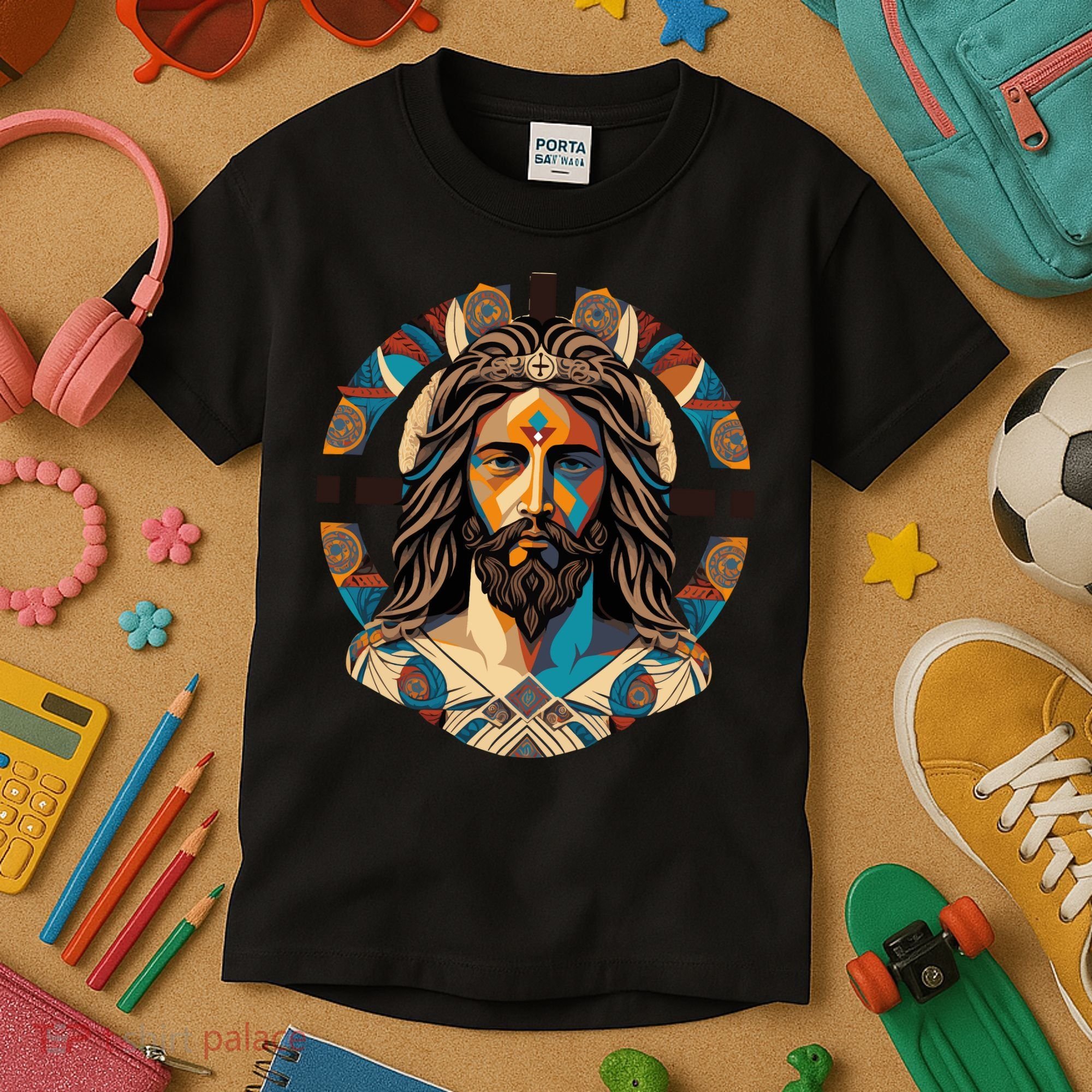 Jesus Christ Art Kids T-Shirt
