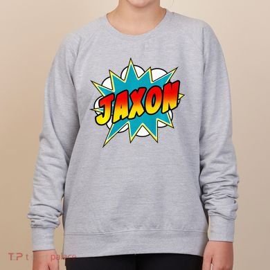 Jaxon Comic Book Superhero Name Women's Sweatshirt