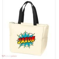 Jaxon Comic Book Superhero Name Tote Bag thumb 3