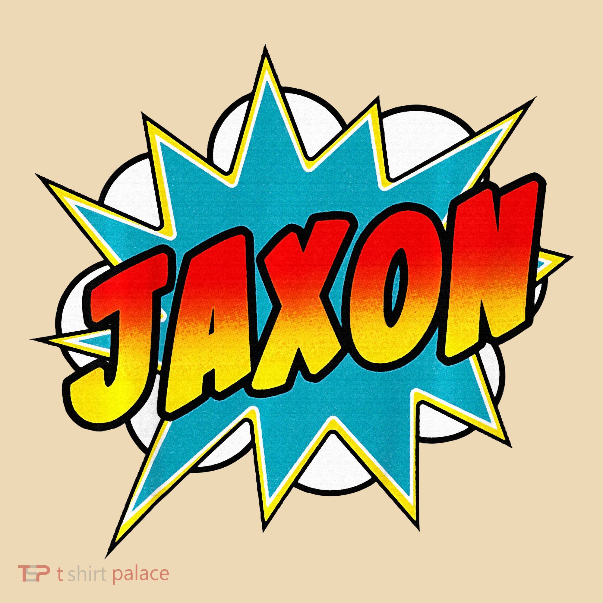 Jaxon Comic Book Superhero Name Tote Bag