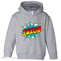 Jaxon Comic Book Superhero Name Toddler Hoodie thumb 0