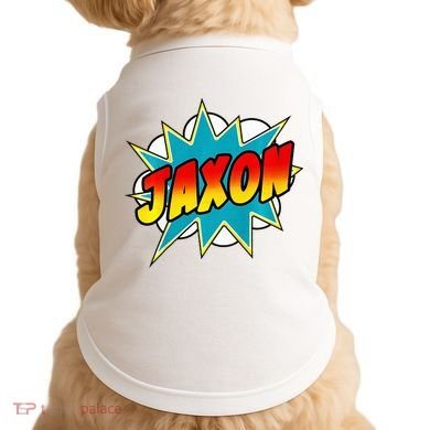 Jaxon Comic Book Superhero Name Doggie Tank