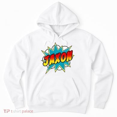 Jaxon Comic Book Superhero Name Hoodie