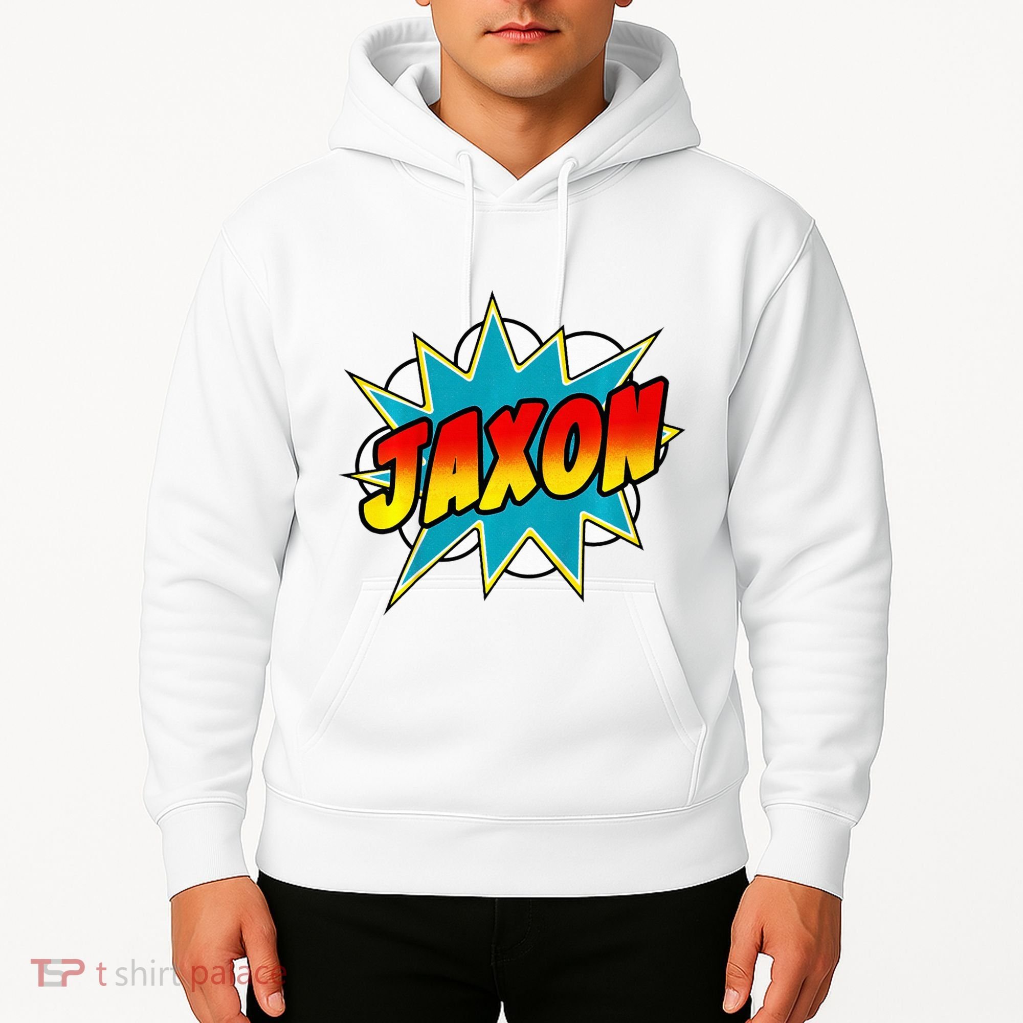 Jaxon Comic Book Superhero Name Hoodie