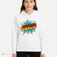 Jaxon Comic Book Superhero Name Hoodie thumb 5