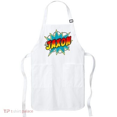 Jaxon Comic Book Superhero Name Apron