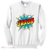 Jaxon Comic Book Superhero Name Sweatshirt thumb 0
