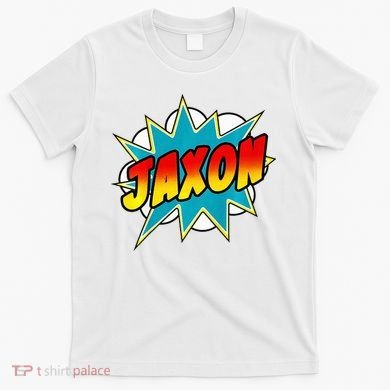 Jaxon Comic Book Superhero Name T-Shirt