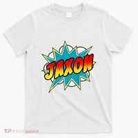 Jaxon Comic Book Superhero Name T-Shirt thumb 0