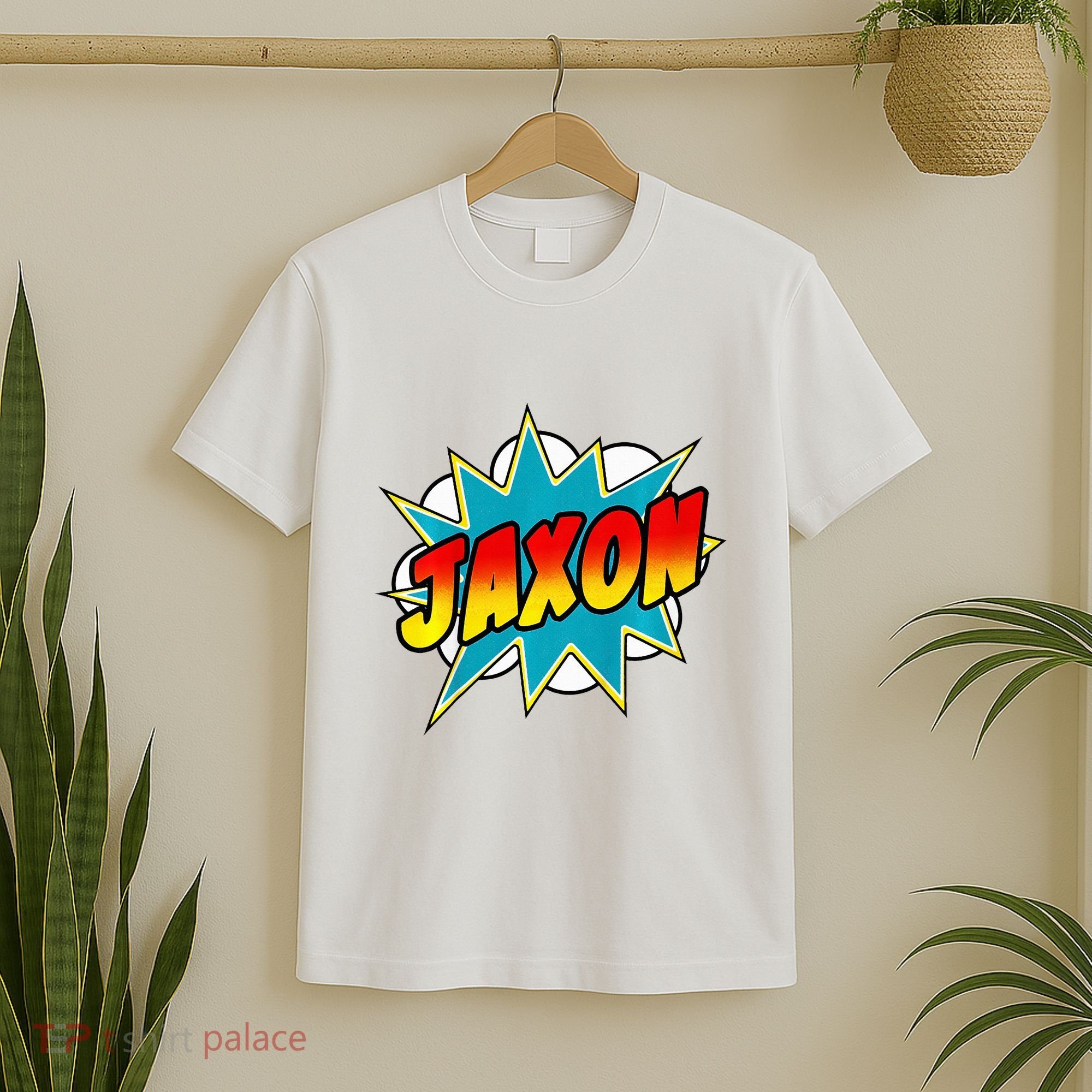 Jaxon Comic Book Superhero Name T-Shirt