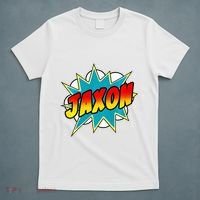 Jaxon Comic Book Superhero Name T-Shirt thumb 5