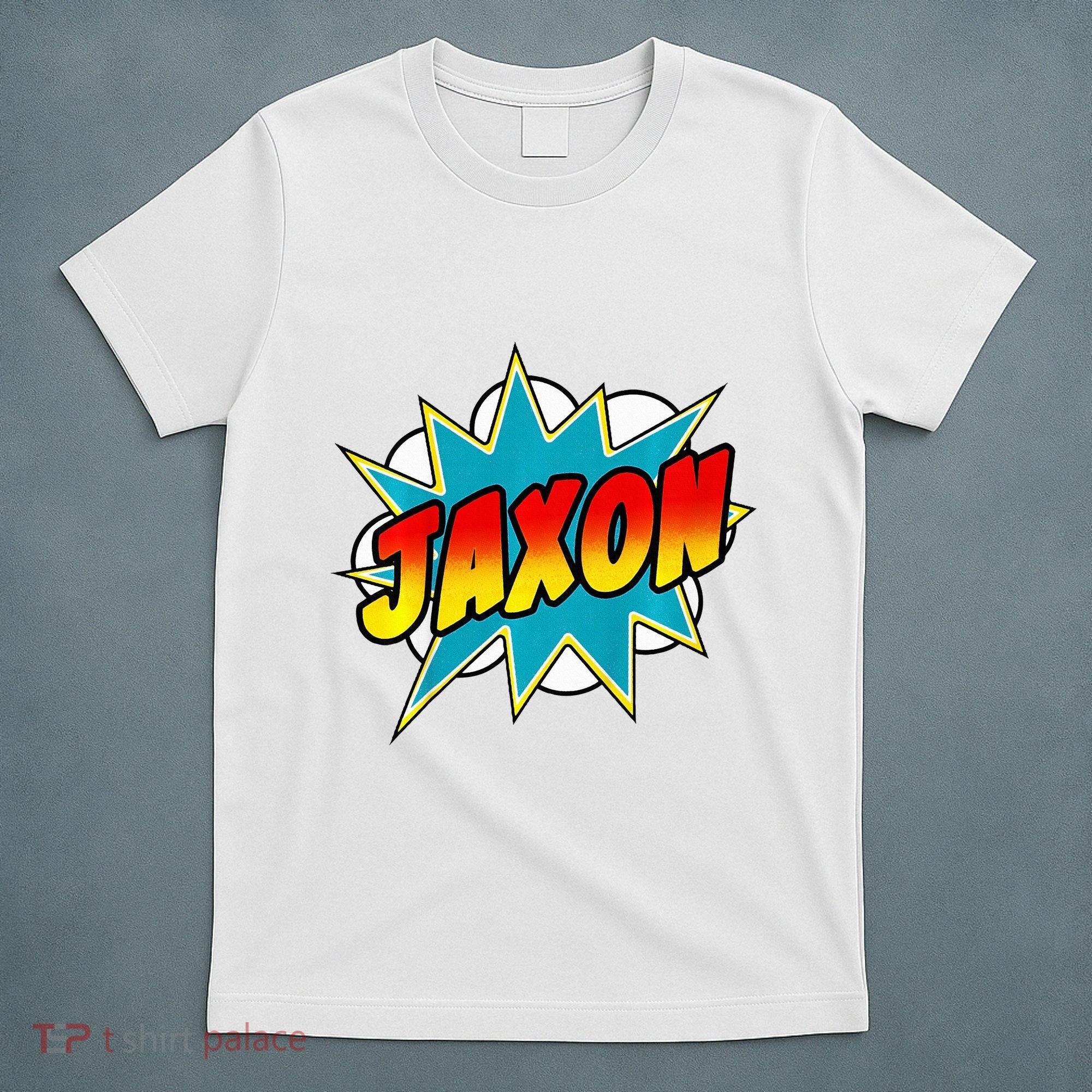 Jaxon Comic Book Superhero Name T-Shirt