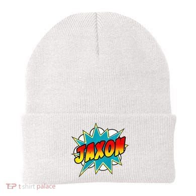 Jaxon Comic Book Superhero Name Beanie
