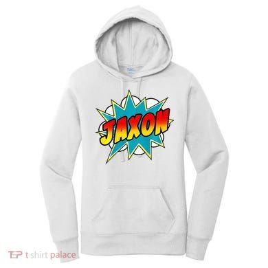 Jaxon Comic Book Superhero Name Women's Hoodie
