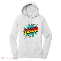 Jaxon Comic Book Superhero Name Women's Hoodie thumb 0