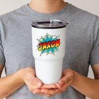Jaxon Comic Book Superhero Name Tumbler thumb 2