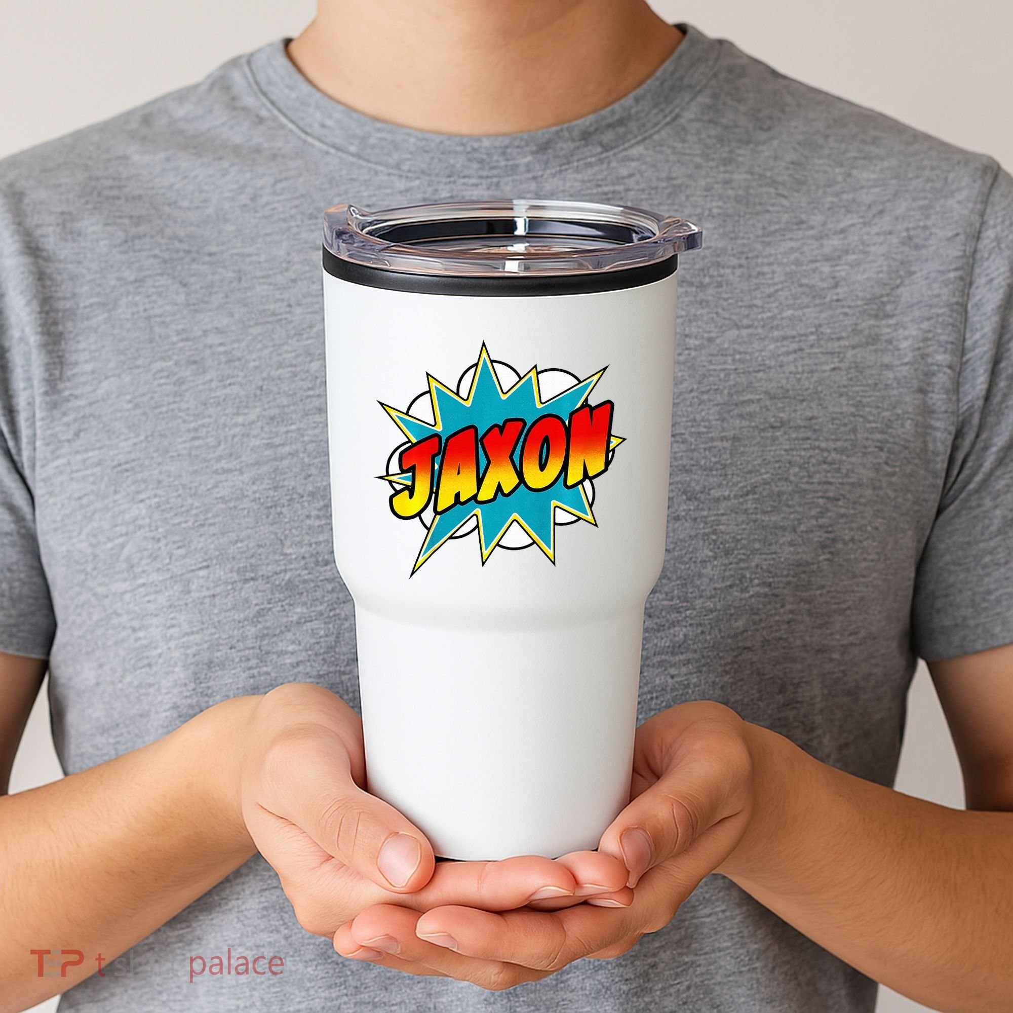 Jaxon Comic Book Superhero Name Tumbler