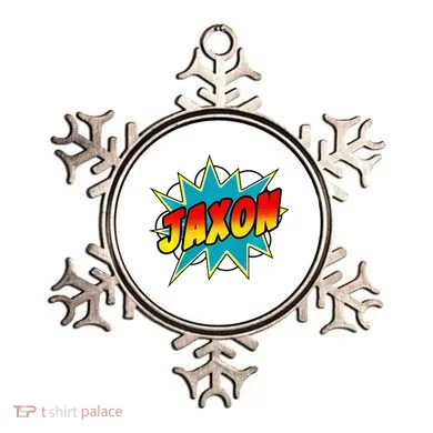 Jaxon Comic Book Superhero Name Ornament