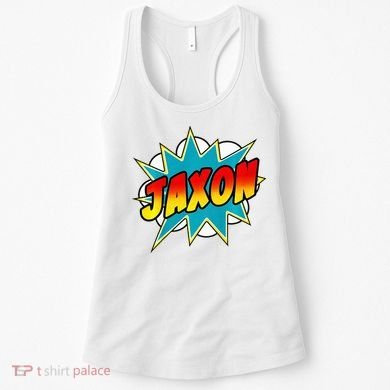 Jaxon Comic Book Superhero Name Women's Tank Top