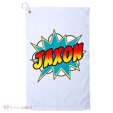 Jaxon Comic Book Superhero Name Golf Towel