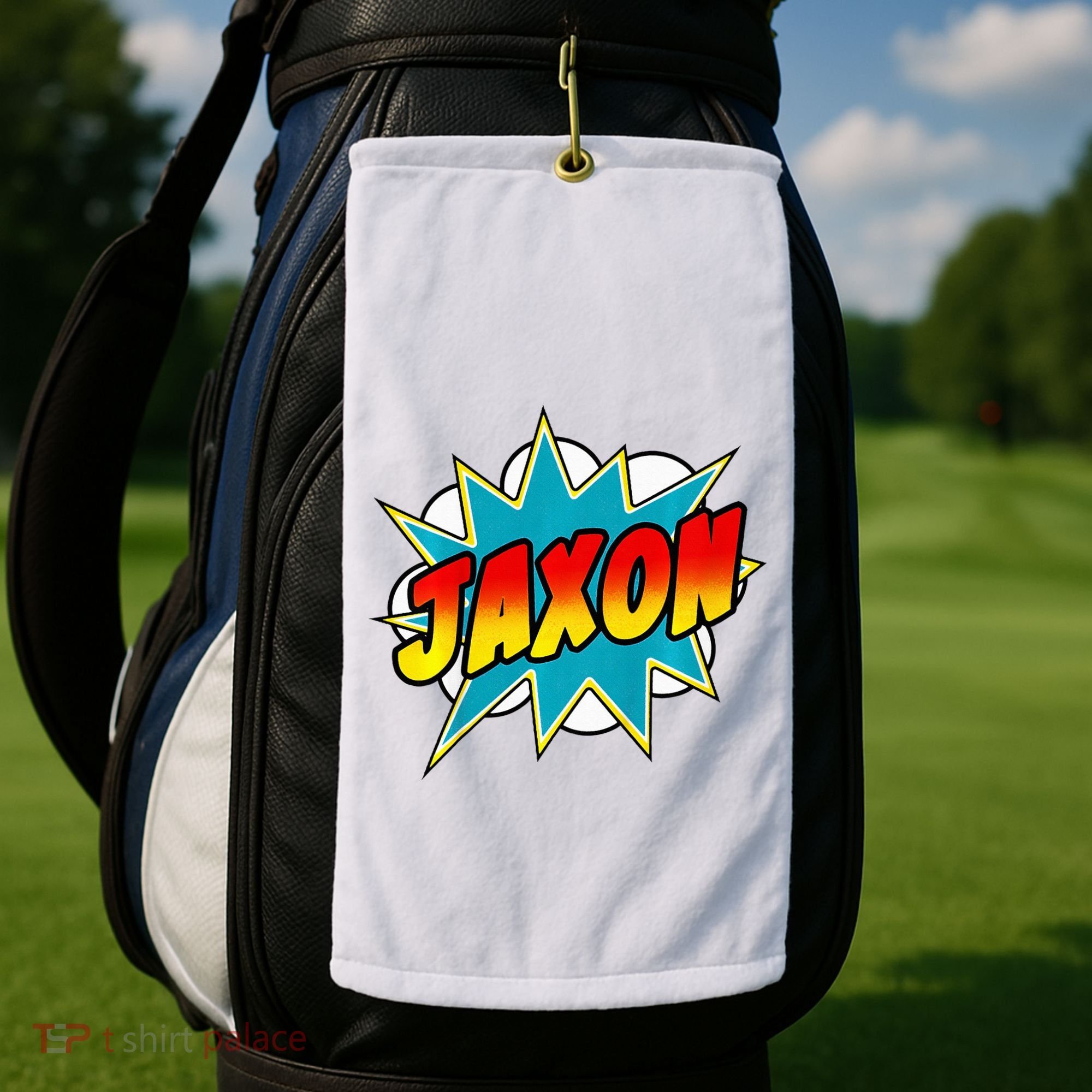 Jaxon Comic Book Superhero Name Golf Towel