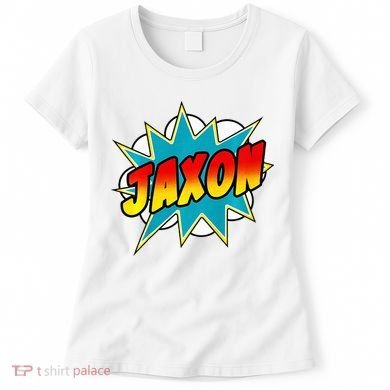 Jaxon Comic Book Superhero Name Women's T-Shirt