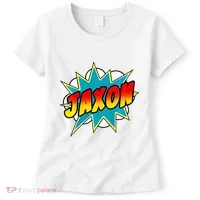 Jaxon Comic Book Superhero Name Women's T-Shirt thumb 0