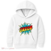Jaxon Comic Book Superhero Name Kids Hoodie thumb 0